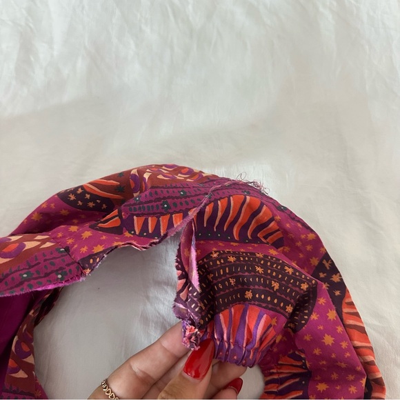 Farm Rio Pink Wild Bananas Midi Dress - Picture 3 of 7